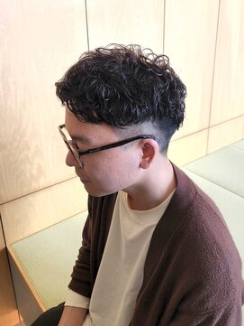 ニアウ 伊勢崎連取店(Niau) 刈り上げショート無造作スパイラルパーマ