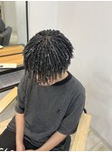 細めドレッド風コームツイスト