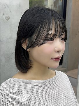 ビューブルー 亀戸錦糸町(VIEW BLUE) ◎美髪カールベージュブラウンミディアムボブ似合わせ前髪