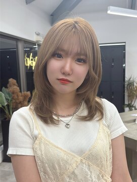 レノ(RENO) 【金沢】大人かわいいミディアムレイヤー｜結べるレイヤー