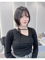 ロンドリゼル 札幌(Lond RiseL) オリーブグレー/前髪/ボブ/マロンベージュ/レイヤーカット/小顔