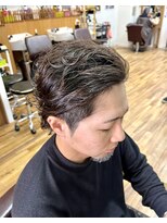 ヘアスタジオ ロメオ(hair studio Romeo) サイドパートラフカール