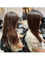 ルアナ トウキョウ(Luana TOKYO) 美髪矯正ビフォーアフター30代女性