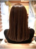 ツヤカラー30代40代50代髪質改善白髪染めハイライト藤沢
