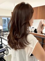 ヘアサロン リボーン(Hair salon Reborn)&nbsp;王子ミディアムレイヤーケアカラー/20代30代40代