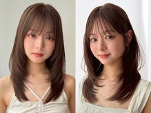 【スペシャリストが貴女の可愛いを叶える】HONEYの”骨格にfit”のレイヤーカットで振り向かれるヘアに♪