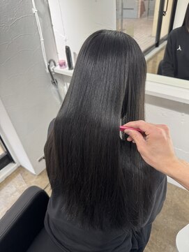 ミヨン 京都烏丸店(miyon) 【miyon】韓国レイヤーカット×暗髪カラー×髪質改善