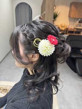 レアククナ(Lea kukuna) 卒業式ハーフアップスタイル