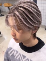 ネハス ナガオカ(nehus.nagaoka)&nbsp;メンズバレイヤージュ/ブルーブラック/韓国マッシュ