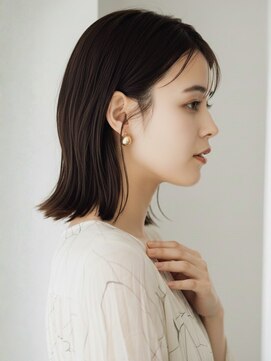 フレイムス ヘアアンドリラックス 南越谷店(Frames hair&relax) 小顔外ハネロブ20代30代40代◎前髪あり艶髪暗髪グレージュ南越谷