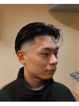 クイーンズバイジェントルマンバーバー(queens by gentlemanBarber)&nbsp;オールバックテーパーフェード