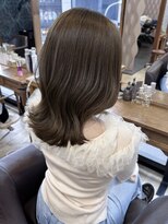 アクシス ナゴヤ(AXIS NAGOYA) ダークパープル/ナチュラルショート/夏のヘアアレンジ/名古屋駅