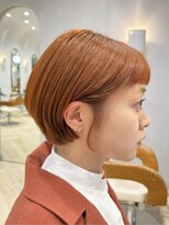 ティエラ 原宿 表参道(Tierra)&nbsp;桑原圭太】新色イルミナカラーポピーで作るオレンジベージュ