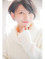 ヘアーアンドアトリエ マール(Hair&Atelier Marl)&nbsp;【Marl】グレージュカラーのショートボブスタイル