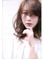 ホラン(HoLan)&nbsp;【HoLan】無造作ウザバングxルーズカールxラベンダーアッシュ♪