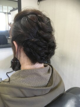 ヘアーステーションケイ(hair station K) ロングアップスタイル