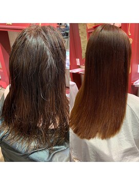 ジュリアンマーラ(Julien Mara) 全体縮毛矯正/髪質改善/ストーリー/透明感カラー/レイヤーカット