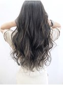 ハイライト/ローライト/モノトーングレージュ/ロング