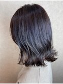 切りっぱなし × ラベンダーアッシュ