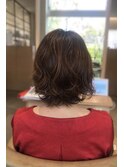 【大人かわいい】【クリープパーマ】【ボブ】20代30代40代