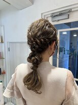 エクリ シセイドウ 麻布十番店(equri×SHISEIDO)&nbsp;【麻布十番】ゆるふわ編みおろしアレンジ♪