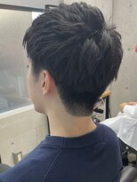 フイ 代々木(Hui)&nbsp;メンズ/アップバング/ツーブロックマッシュ/束感ショート/波巻き