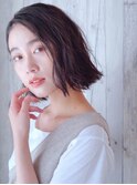 ノーレイヤー×切りっぱなしボブ【TELA HAIR 小田急相模原】