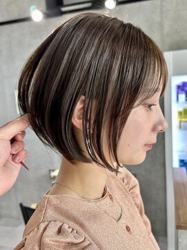 プルーヴ 秋葉原(prove) 30代40代大人女性/前髪ありショートボブ/ショートヘア/髪質改善