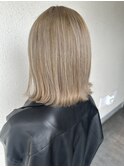 切りっぱなしボブ×ミルクティー