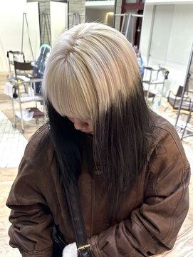 ヲタク(wotaku.) ルーツカラーデザインカラーハイトーンカラーブロンドデザイン