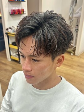 デプト(DEPT.) メンズマッシュシャドウパーマニュアンスパーマメンズパーマ佐賀