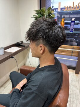 レガ(le ga) 【ソフトな無造作感】ワンカールニュアンスパーマ