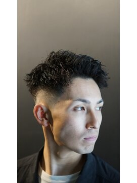 銀座 シノ 本店(shino) ツイストスパイラルパーマ×フェードスタイル