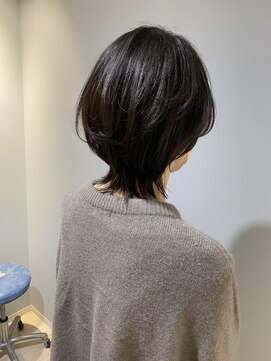 シェノン 赤羽店(CHAINON) くびれウルフショート毛量が多い方におすすめ赤羽駅近美容室