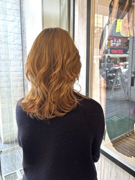 アース 熊本下通店(HAIR & MAKE EARTH) コテ巻き風パーマ