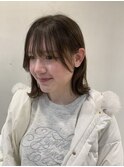 切りっぱなしショートボブおくれ毛縮毛矯正10代20代30代40代