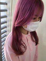 ジーナ 船橋(Zina) 髪質改善*くびレイヤーピンクベージュ*美髪【Zina船橋】