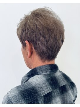 ミナト(minato) 50代の明るめ白髪染め【大人世代/メンズカット】
