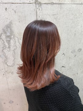 リボン(Libon) 毛先ブリーチ有/伸ばしかけにも◎グラデーションカラー