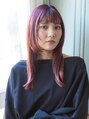 サインヘアー 静岡(sign hair)&nbsp;ダブルカラーで透け感のある重すぎないチェリーレッド☆