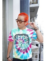 シィーム(cime)&nbsp;オレンジボウズ　ハイトーン　夏カラー