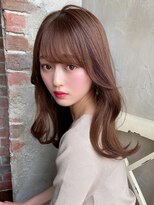 ラルユー 金山(LallYou)&nbsp;後れ毛が可愛い顔周りレイヤー/ナチュラルアッシュ/顔周り