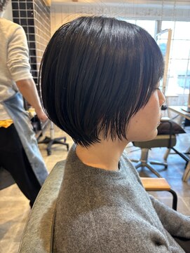 サボ 草薙店(SABO) ショート×縮毛矯正