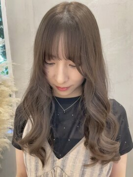 ディモアンド 表参道(Dimo&) x透明感カラー/イメチェン/ホワイトブロンド/外ハネボブ/美髪