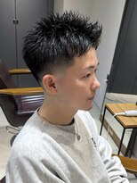 ボンドストーリールミエール(Bond Story lumiere)&nbsp;メンズアクティブショート眉毛刈り上げテーパーフェード