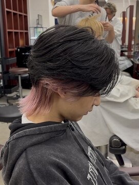 テンバイリップスヘアー(TEN by LIPPS hair) 女子ウケ1位ピンクインナーカラーセンターパート