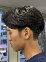 ニコ トウキョウ ロジック(nico TOKYO Logic) メンズセンターパートニュアンスパーマフェザーパーマ