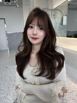 ロール 博多(Role)&nbsp;ベージュカラー/透明感カラー/レイヤーカット/韓国ヘア/顔周り