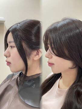 ララ モアナ(LaLa Moana) [HINAstyle]前髪/顔周りカット/サイドバング/イメチェン/小顔