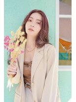 ビューティービースト 桟橋通り店(beauty:beast)&nbsp;菱形フォルムで大人美人セミロング